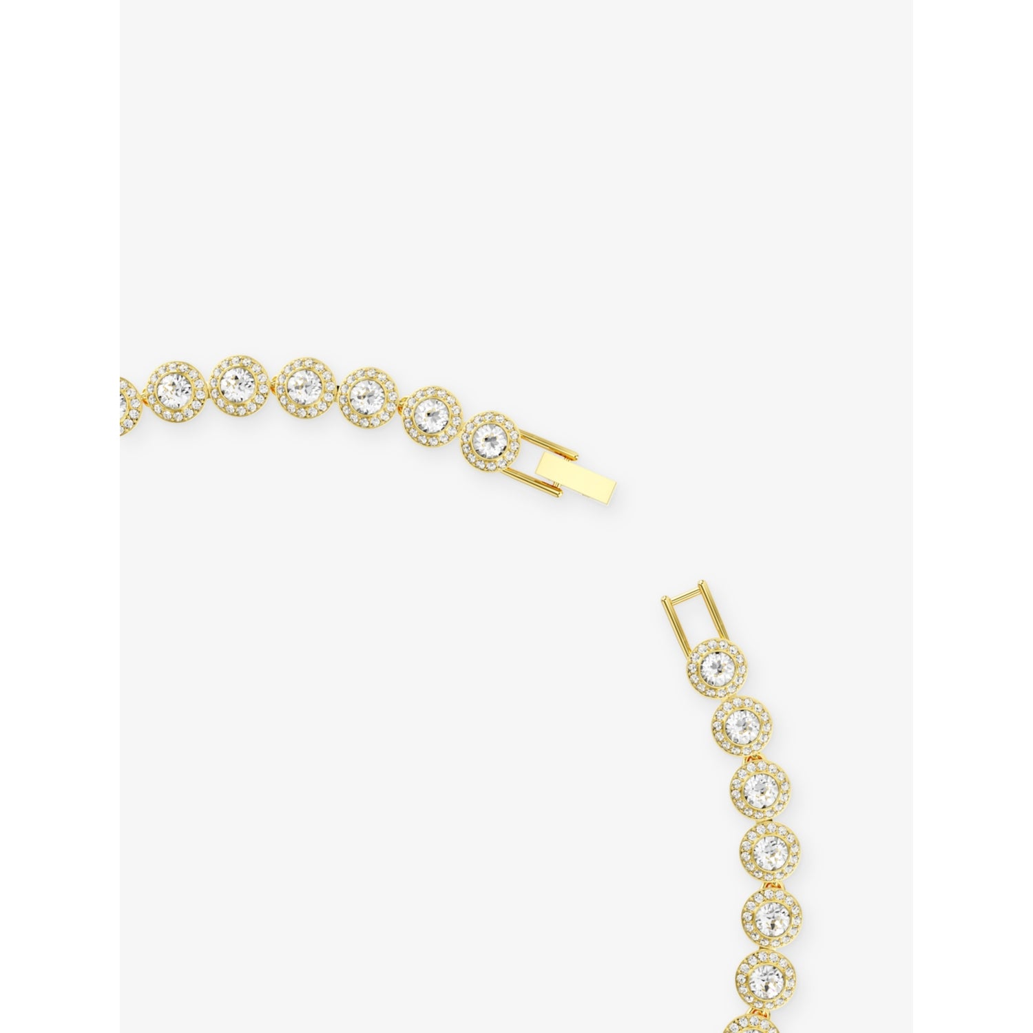 Swarovski Una necklace 18ct gold plated zirconia, UK version