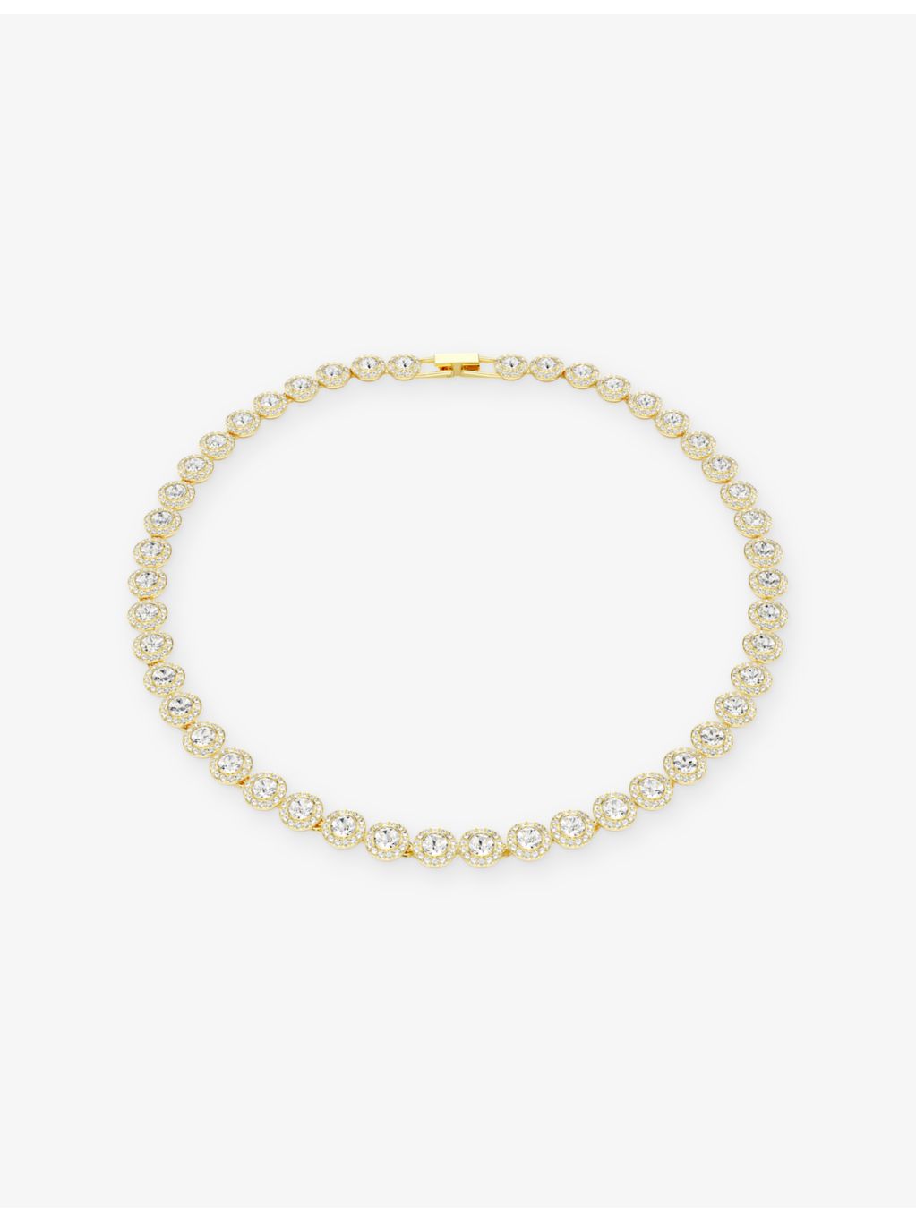 Swarovski Una necklace 18ct gold plated zirconia, UK version