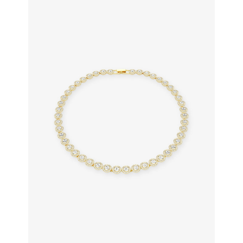 Swarovski Una necklace 18ct gold plated zirconia, UK version