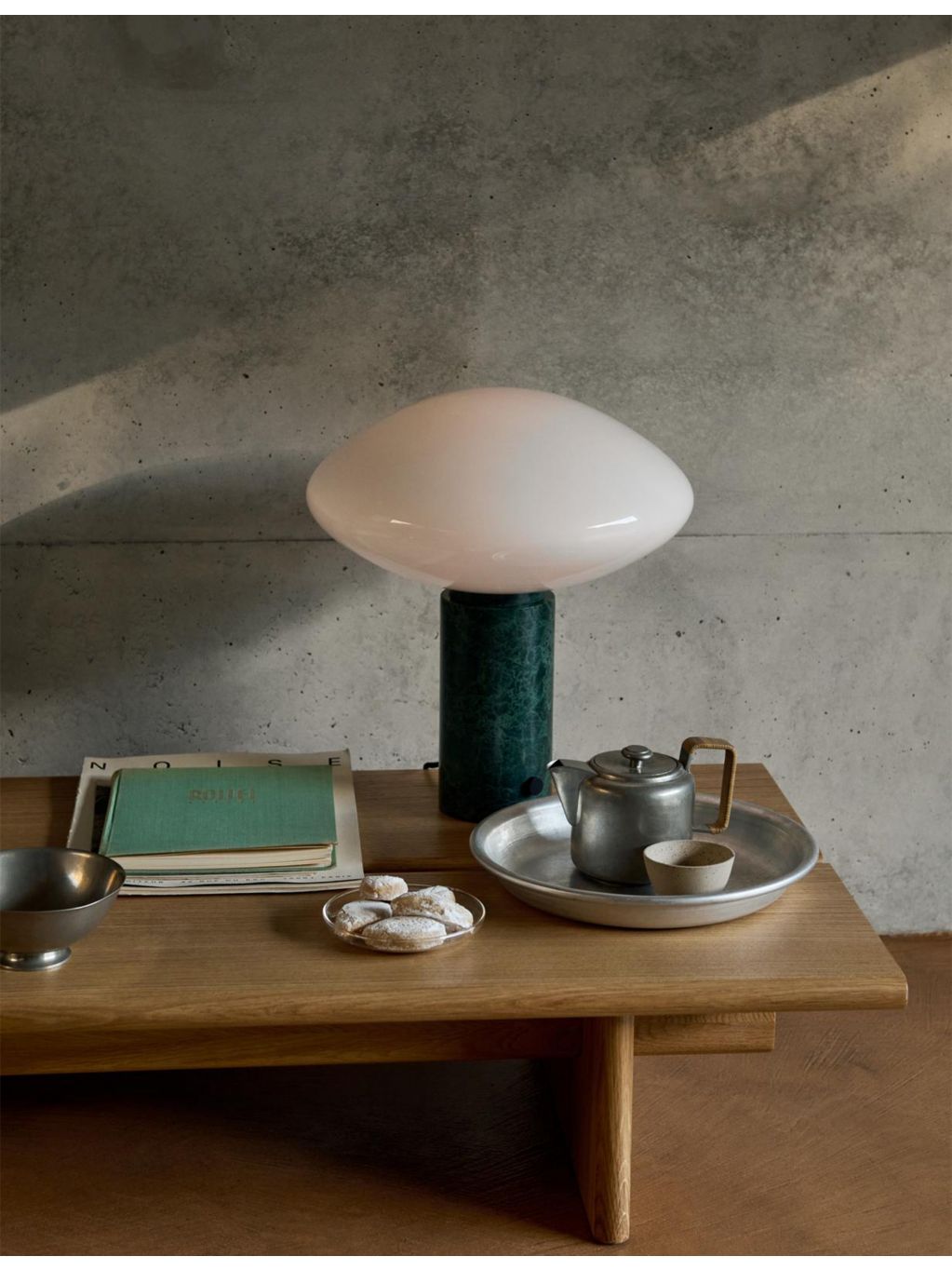&Tradition Mist AP17 glass marble table lamp (British brand)