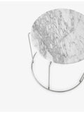 &Tradition Carrara marble stool topper 18cm - British product
