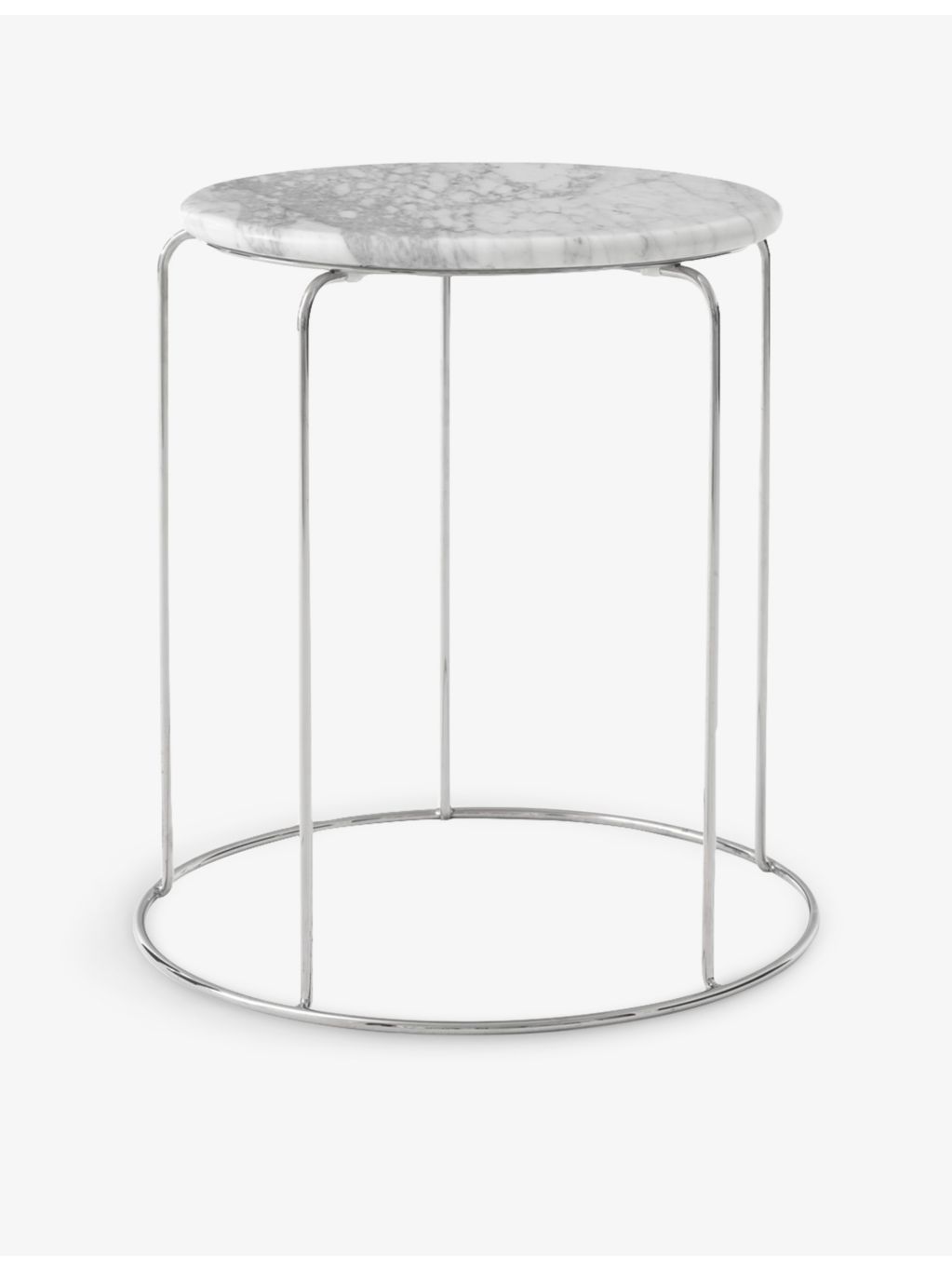 &Tradition Carrara marble stool topper 18cm - British product