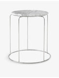 &Tradition Carrara marble stool topper 18cm - British product