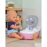 BABY born toilet playset with water feature 23.8cm - British product