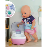 BABY born toilet playset with water feature 23.8cm - British product