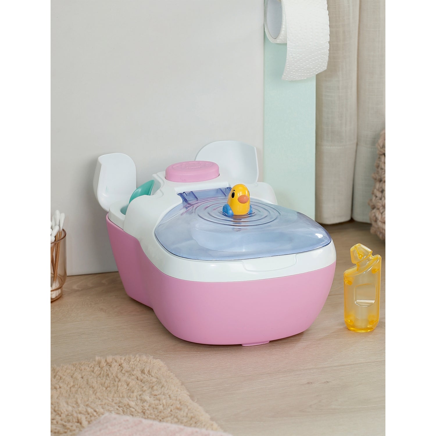 BABY born toilet playset with water feature 23.8cm - British product
