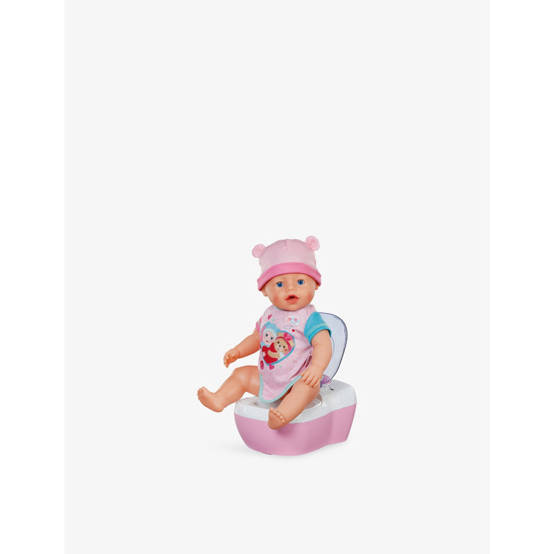 BABY born toilet playset with water feature 23.8cm - British product