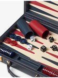 Aspinal of London leather backgammon set 33cm, UK version