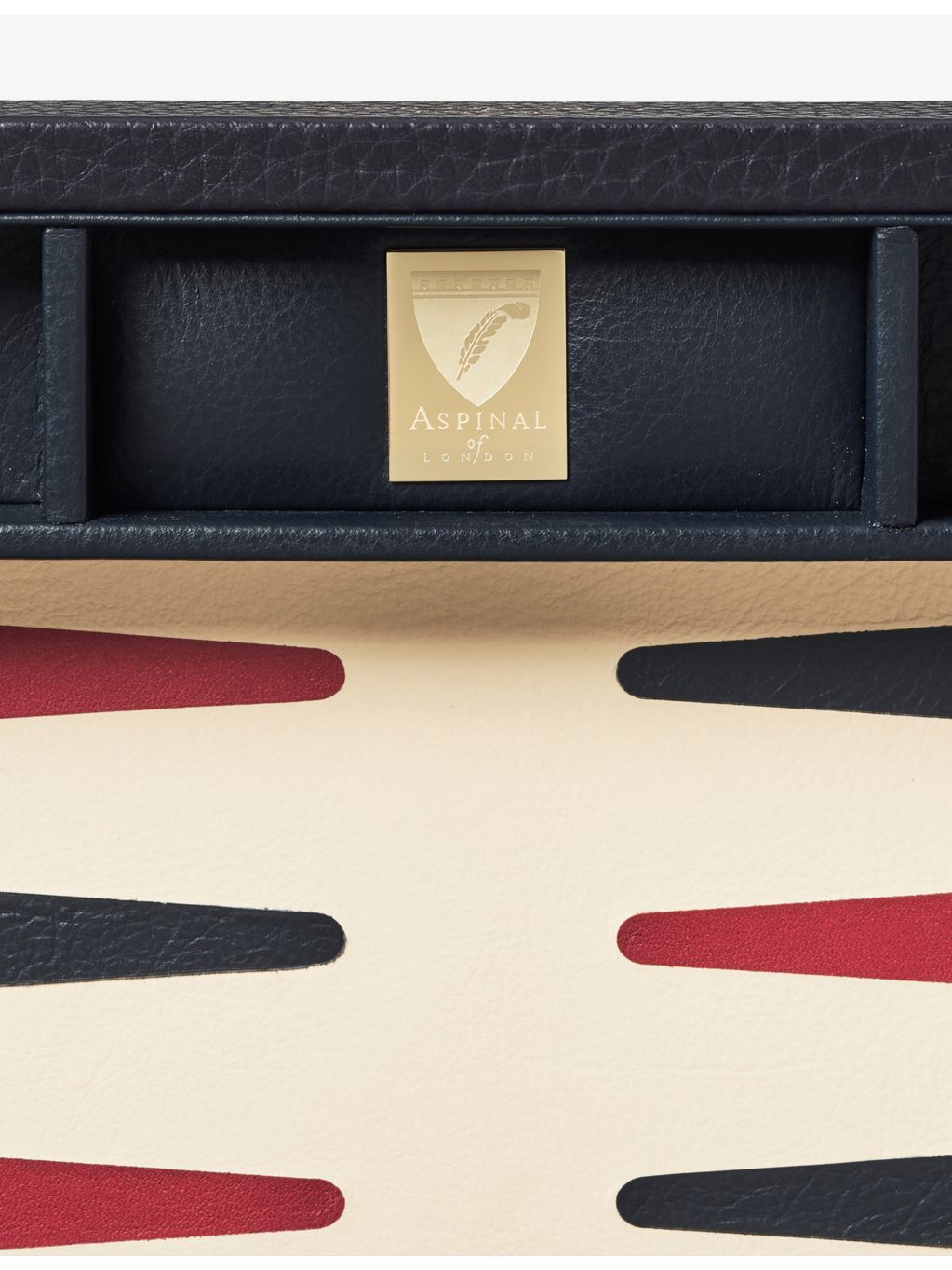 Aspinal of London leather backgammon set 33cm, UK version