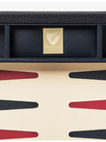 Aspinal of London leather backgammon set 33cm, UK version