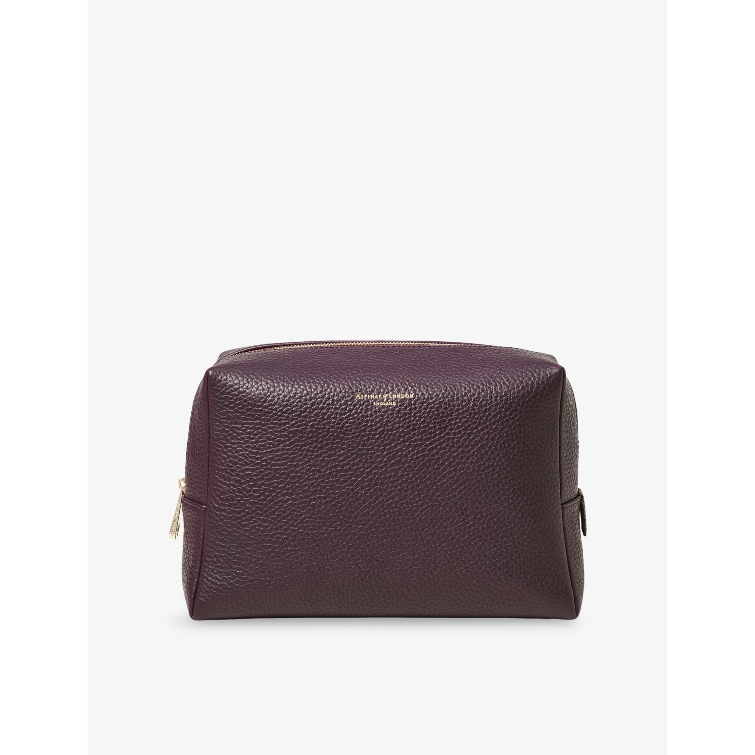 London Large Leather Cosmetic Case - FIG