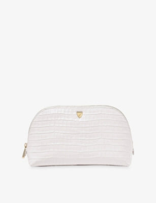 Aspinal of London Classic Small Leather Cosmetic Case