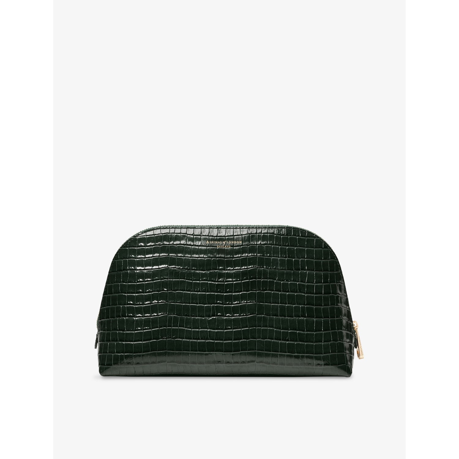 Aspinal of London classic large leather cosmetic case (British brand)