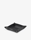 Aspinal of London medium leather tray 20.3cm (British brand)
