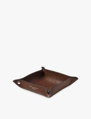 Aspinal of London Tidy Tray Medium Leather Tray 20.3cm