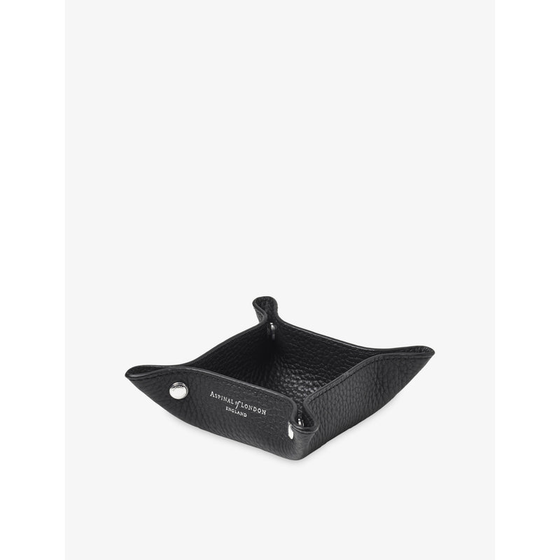 Tidy Tray Mini Leather Organiser - BLACK