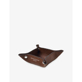 Tidy Tray Mini Leather Organiser - TOBACCO