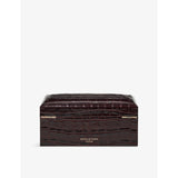 Aspinal leather watch box with four compartments and lock - British product