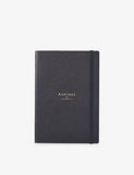 Aspinal of London leather journal A5 21cm ruled, imported from the UK