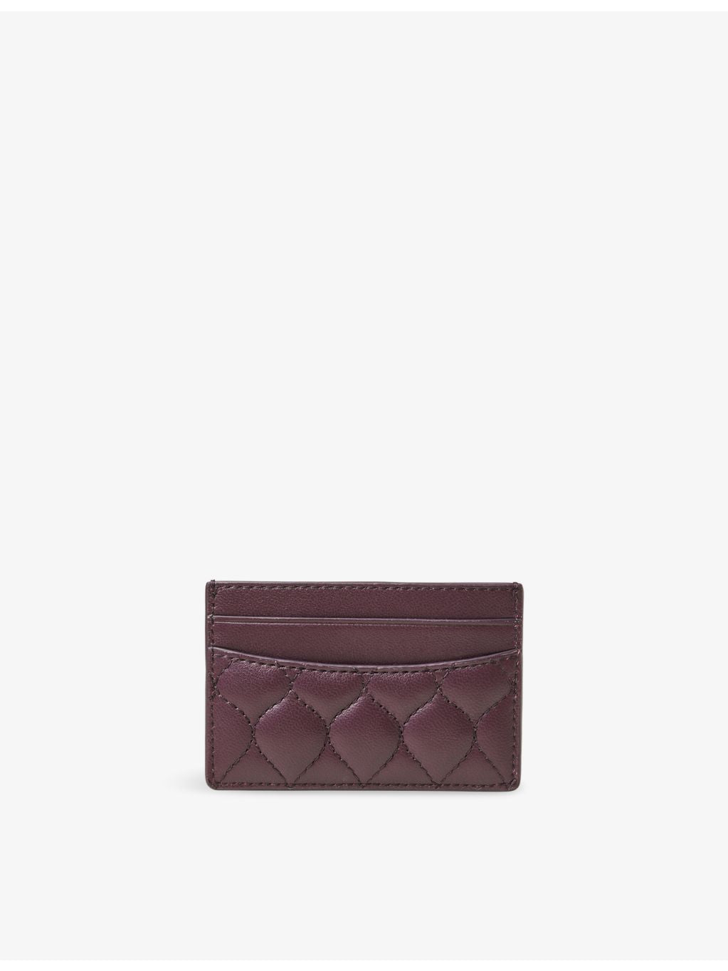 Aspinal of London slim quilted leather card holder - British product