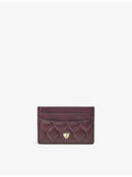 Aspinal of London slim quilted leather card holder - British product