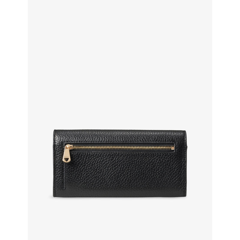 Aspinal of London logo-embossed leather purse, UK version