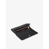 Aspinal of London logo-embossed leather purse, UK version