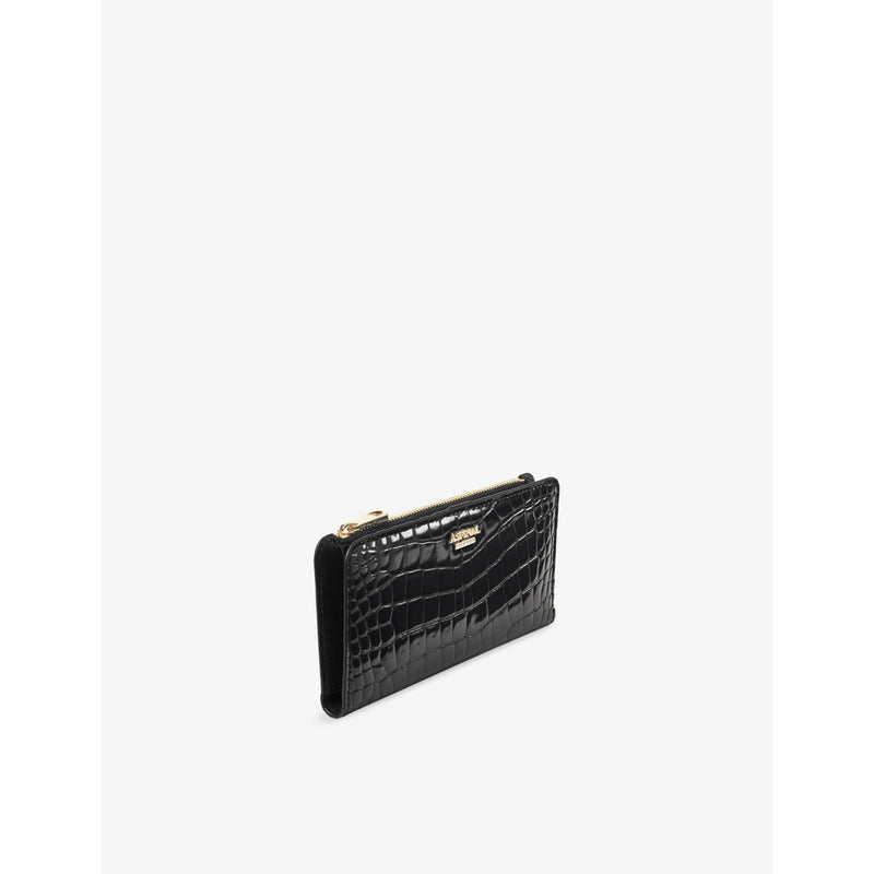 Aspinal of London Mayfair large patent-leather purse - British product