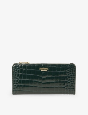 Aspinal of London Mayfair Large Patent-Leather Purse