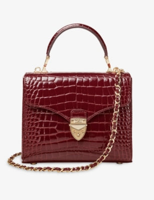Aspinal of London Mayfair Midi leather cross-body bag (British brand)