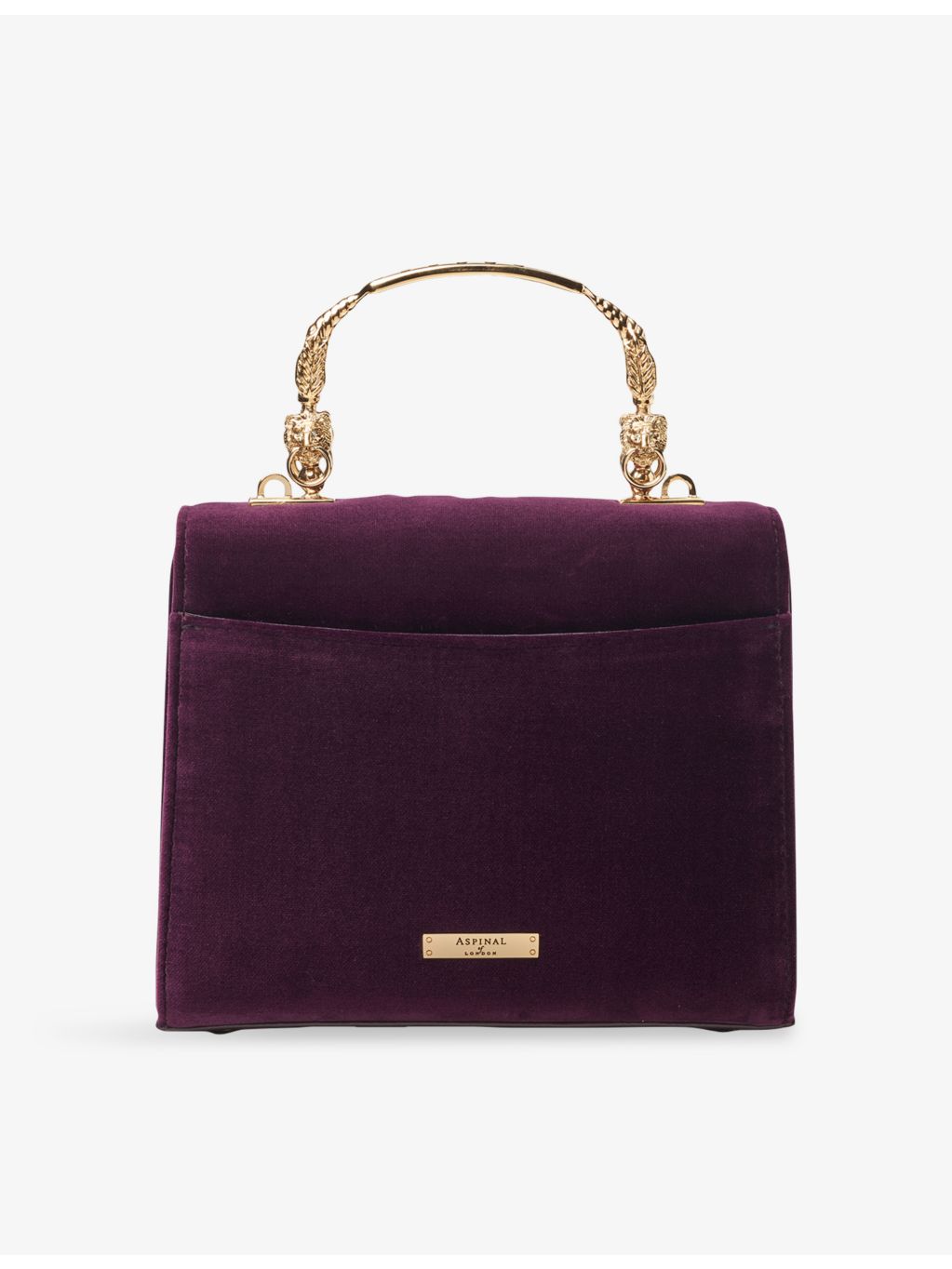 Aspinal of London Mayfair Midi flower-embroidered shoulder bag (British brand)