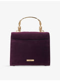 Aspinal of London Mayfair Midi flower-embroidered shoulder bag (British brand)