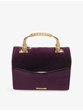 Aspinal of London Mayfair Midi flower-embroidered shoulder bag (British brand)
