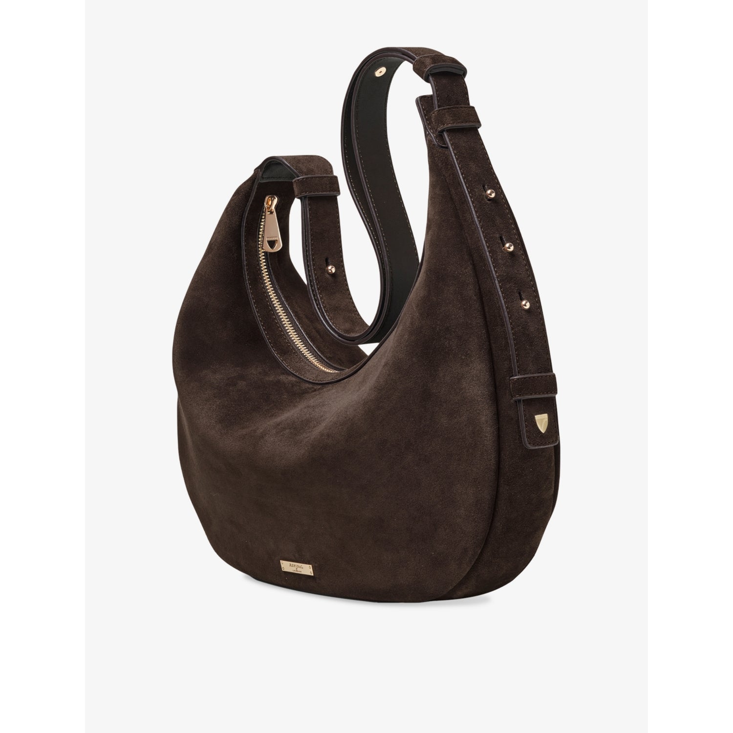 Aspinal of London Soho large leather shoulder bag - British product