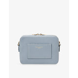 Aspinal of London camera grained leather cross-body bag (British brand)