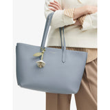 Aspinal of London zipped East West leather tote bag - British product