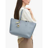 Aspinal of London zipped East West leather tote bag - British product
