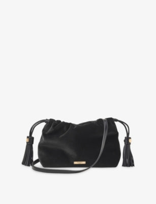 Aspinal of London Amelia velvet cross-body bag, UK version
