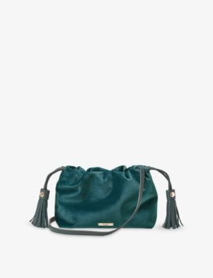 Aspinal of London Amelia Velvet Cross-Body Bag