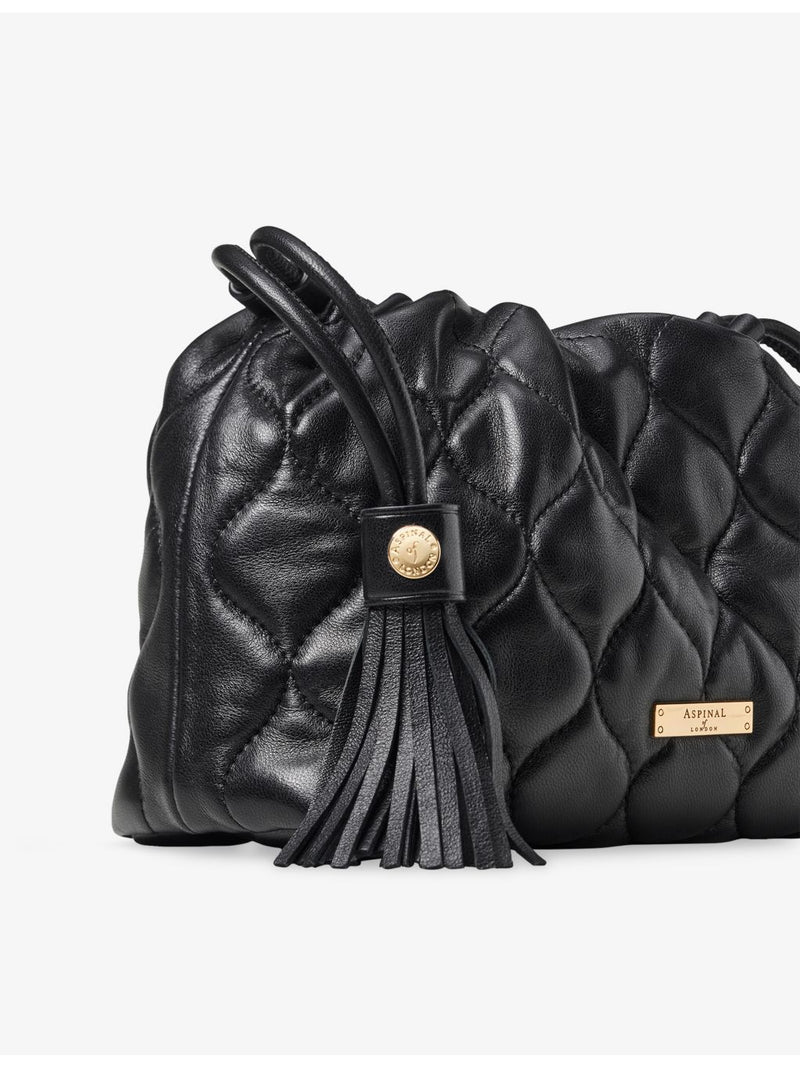 Aspinal of London Amelia quilted leather cross-body bag, UK version