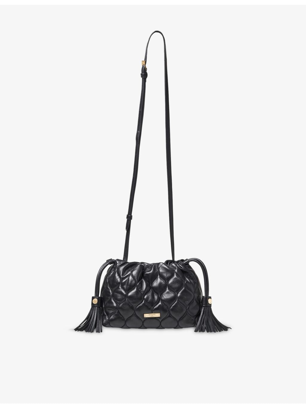 Aspinal of London Amelia quilted leather cross-body bag, UK version