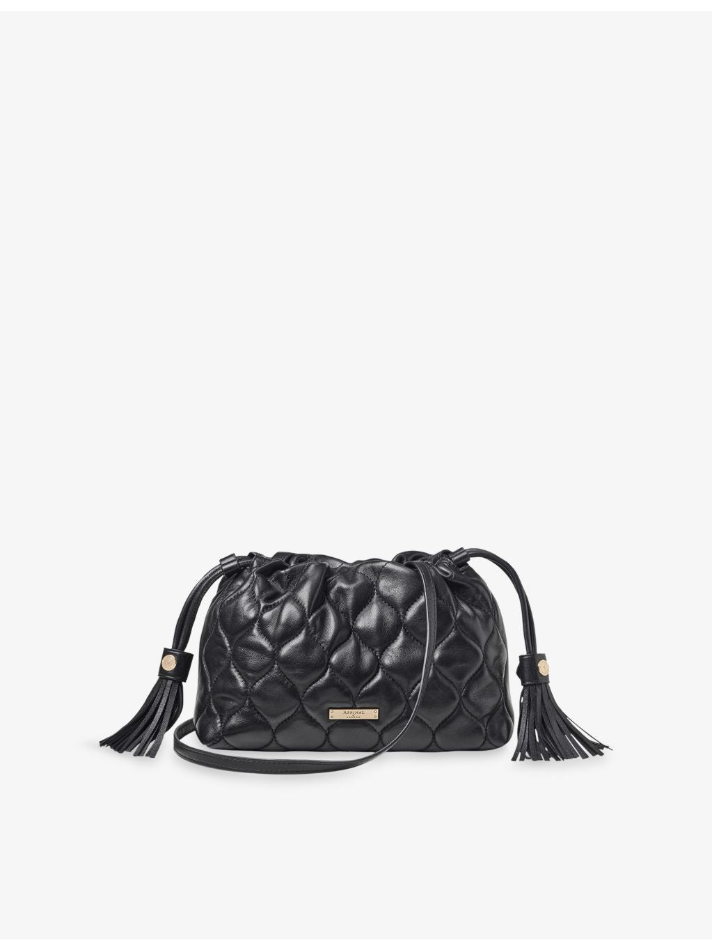 Aspinal of London Amelia quilted leather cross-body bag, UK version