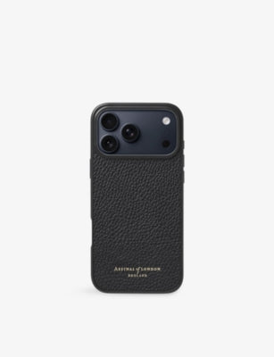 Aspinal of London grained leather iPhone 17 Pro Max case, UK version