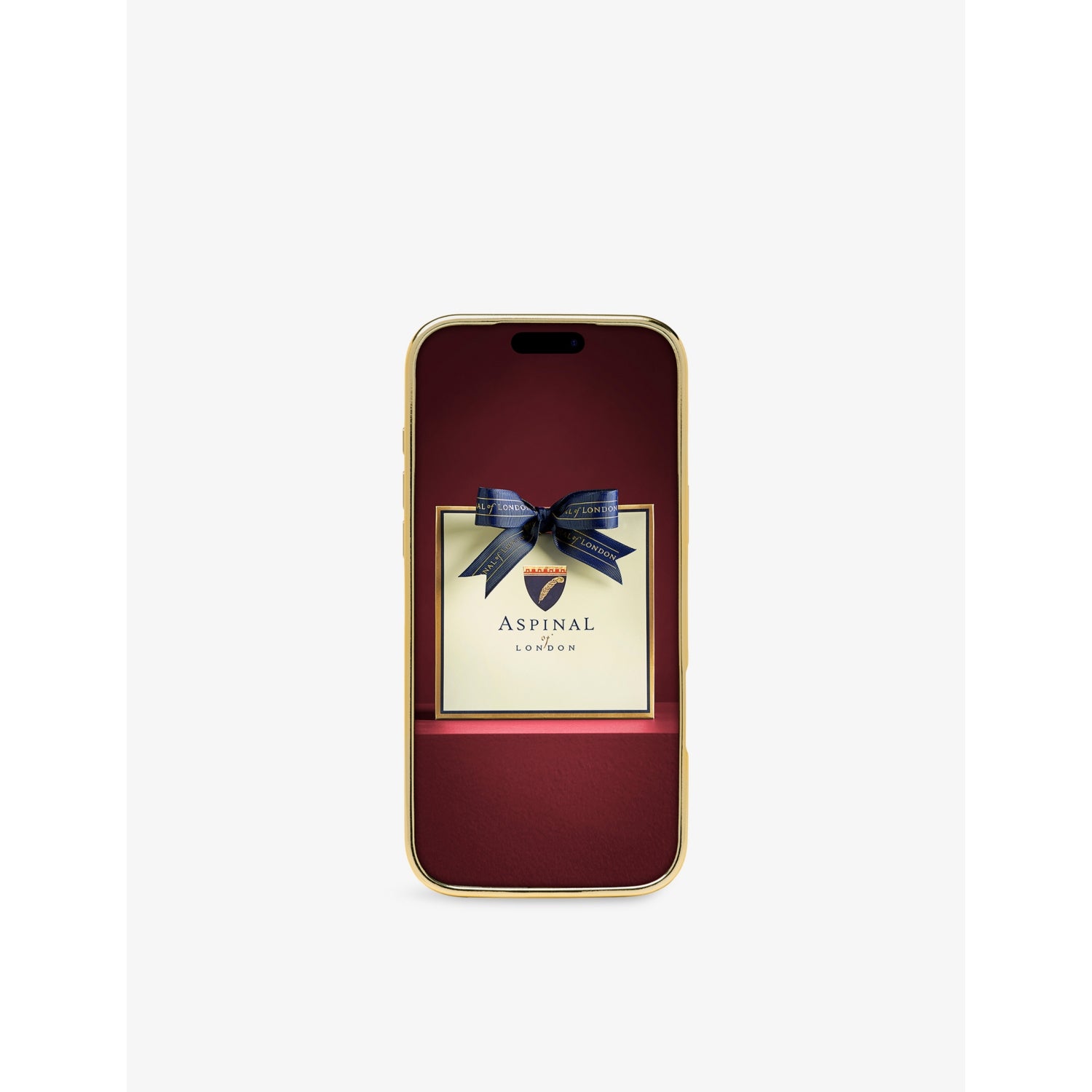 Aspinal of London grained leather iPhone 17 Pro Max case, UK version