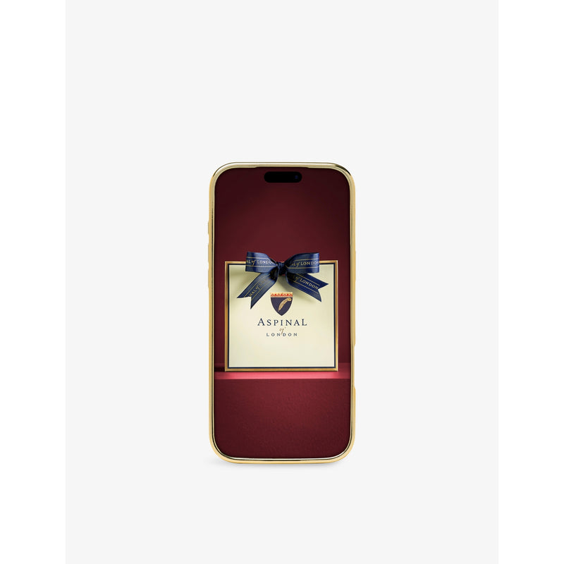 Aspinal of London grained leather iPhone 17 Pro Max case, UK version