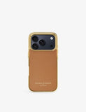 Grained-Leather iPhone 17 pro Case - CARAMEL