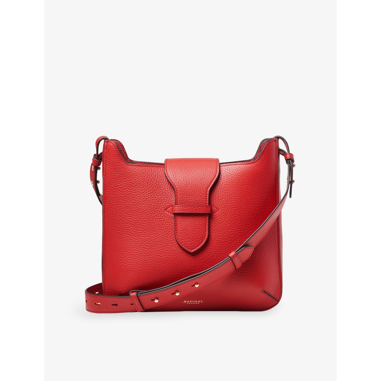 Ella Hobo Leather Cross-Body Bag - BLACK