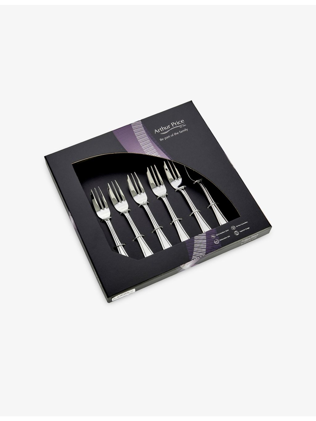 Arthur Price Everyday Classic pastry forks set of six - British product