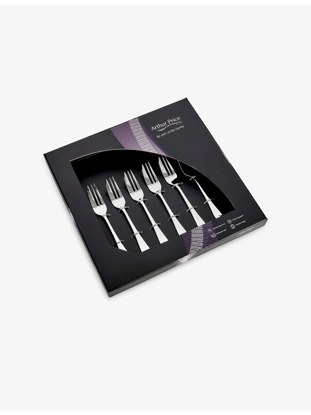 Arthur Price Georgian pastry forks set of six - British product