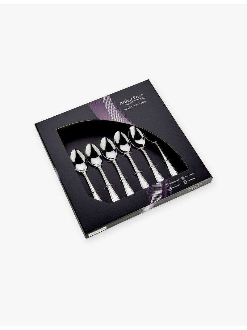 Arthur Price Classic Bead teaspoons set of six, imported from the UK